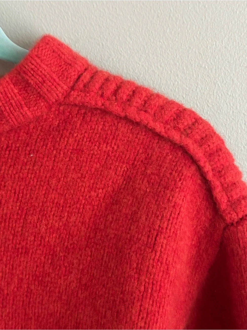 Banana Republic Merino Wool Cashmere Blend Sweater Burnt Orange Medium M